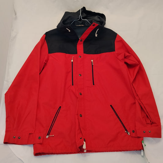 Giacca Fila uomo taglia 52 rossa e nera con cappuccio – giacca sportiva outdoor