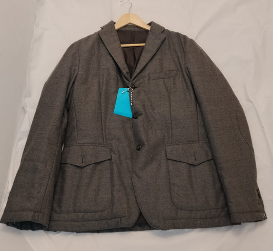 Giacca Uomo Herry Cottons Grigio Elegante Taglia 52 Blazer Casual Classico