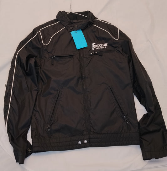 Giacca Uomo Boxeur des Rues Nera Taglia L Giubbotto Sportivo Windbreaker
