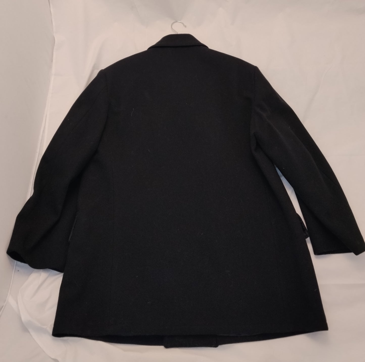 Cappotto Uomo Calvin Klein Nero Doppiopetto Taglia XL Cappotto Elegante