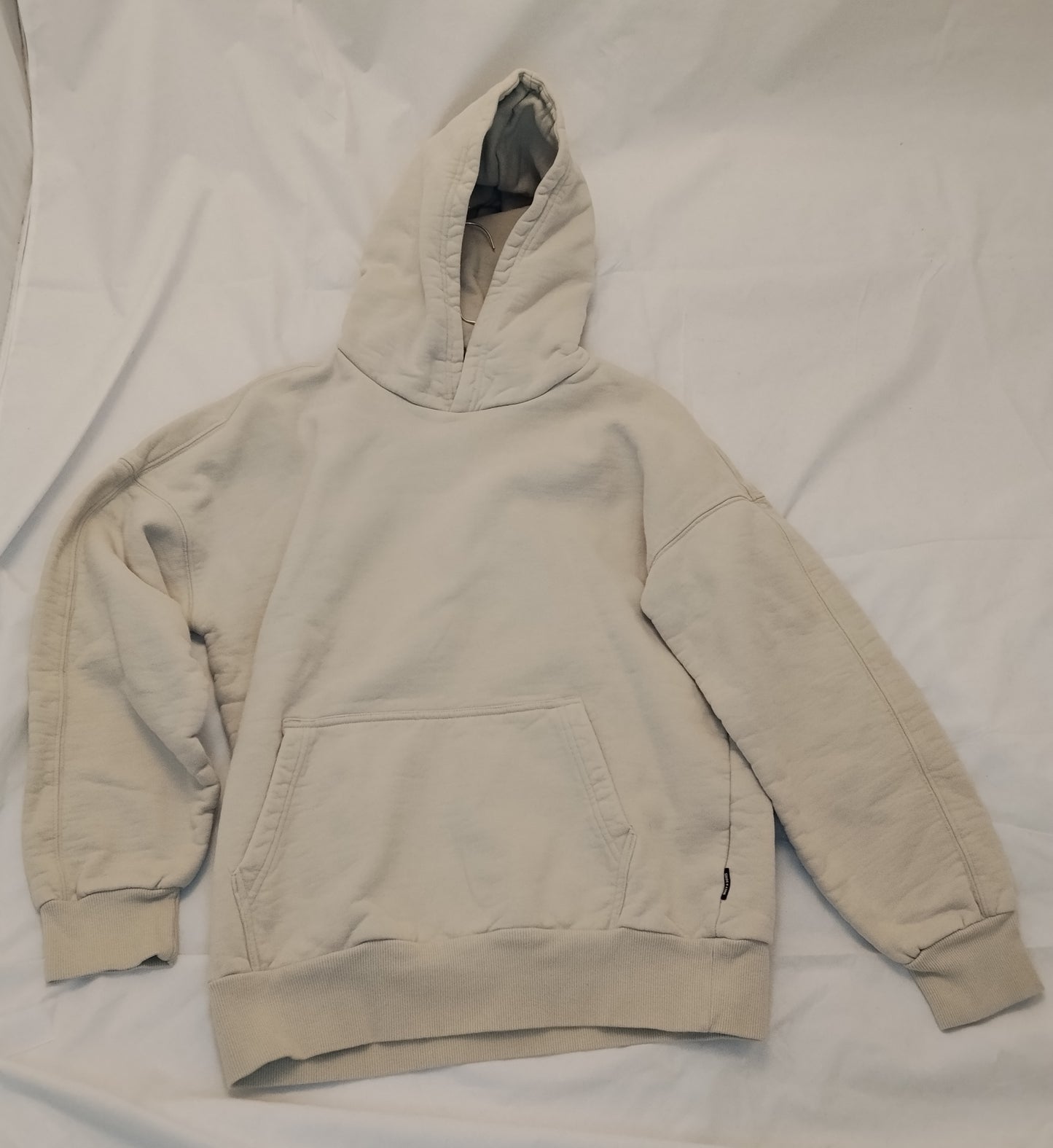 Felpa Uomo Only & Sons Beige Chiaro con Cappuccio Taglia S Hoodie Casual