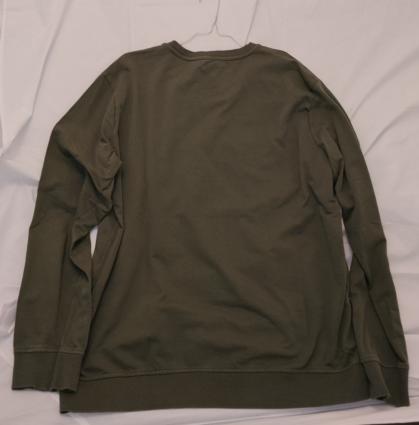 Felpa Benetton verde stampa “Choose Love” taglia XL – Girocollo casual