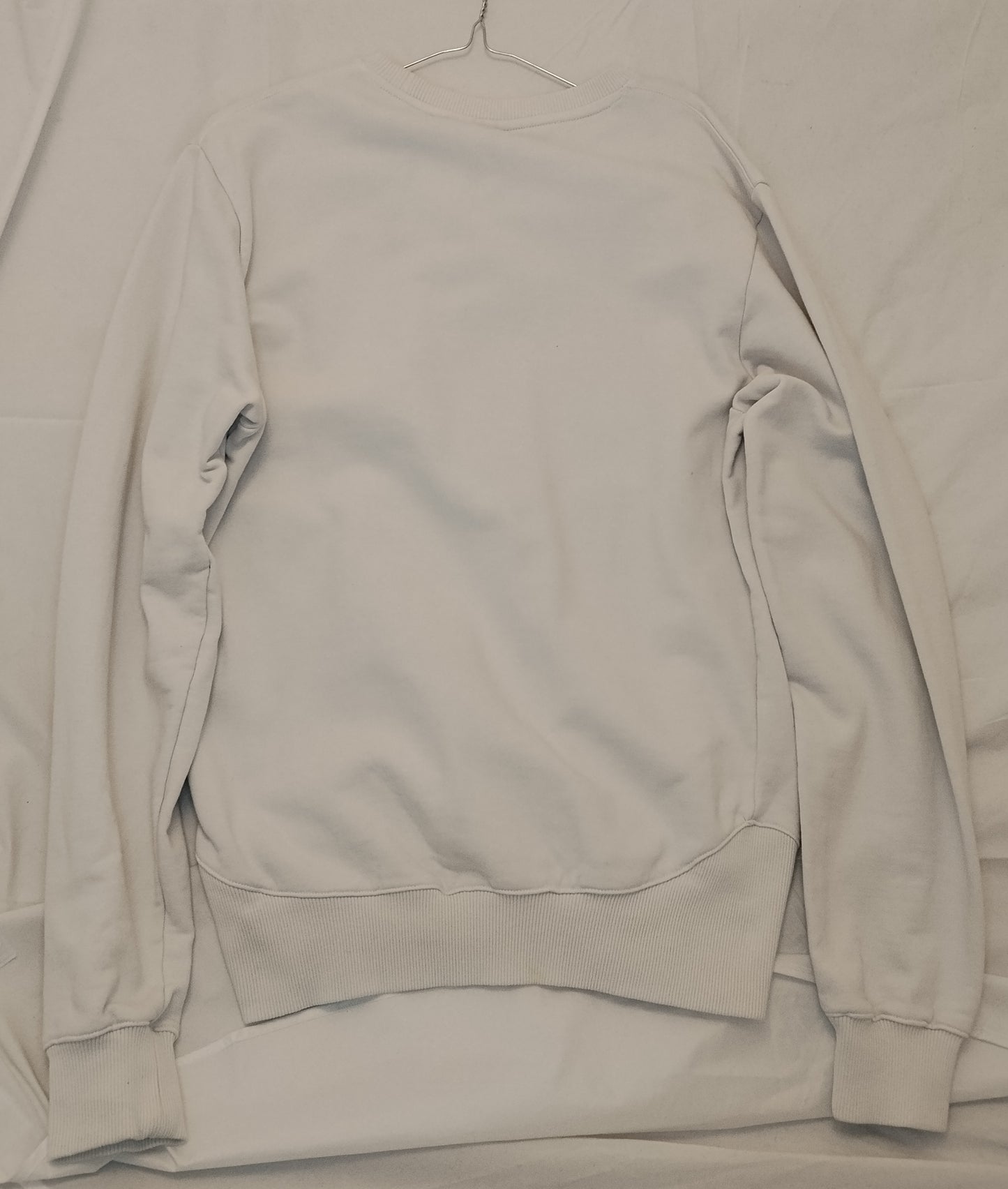 Felpa Boxeur des Rues bianca minimal taglia L – Girocollo casual