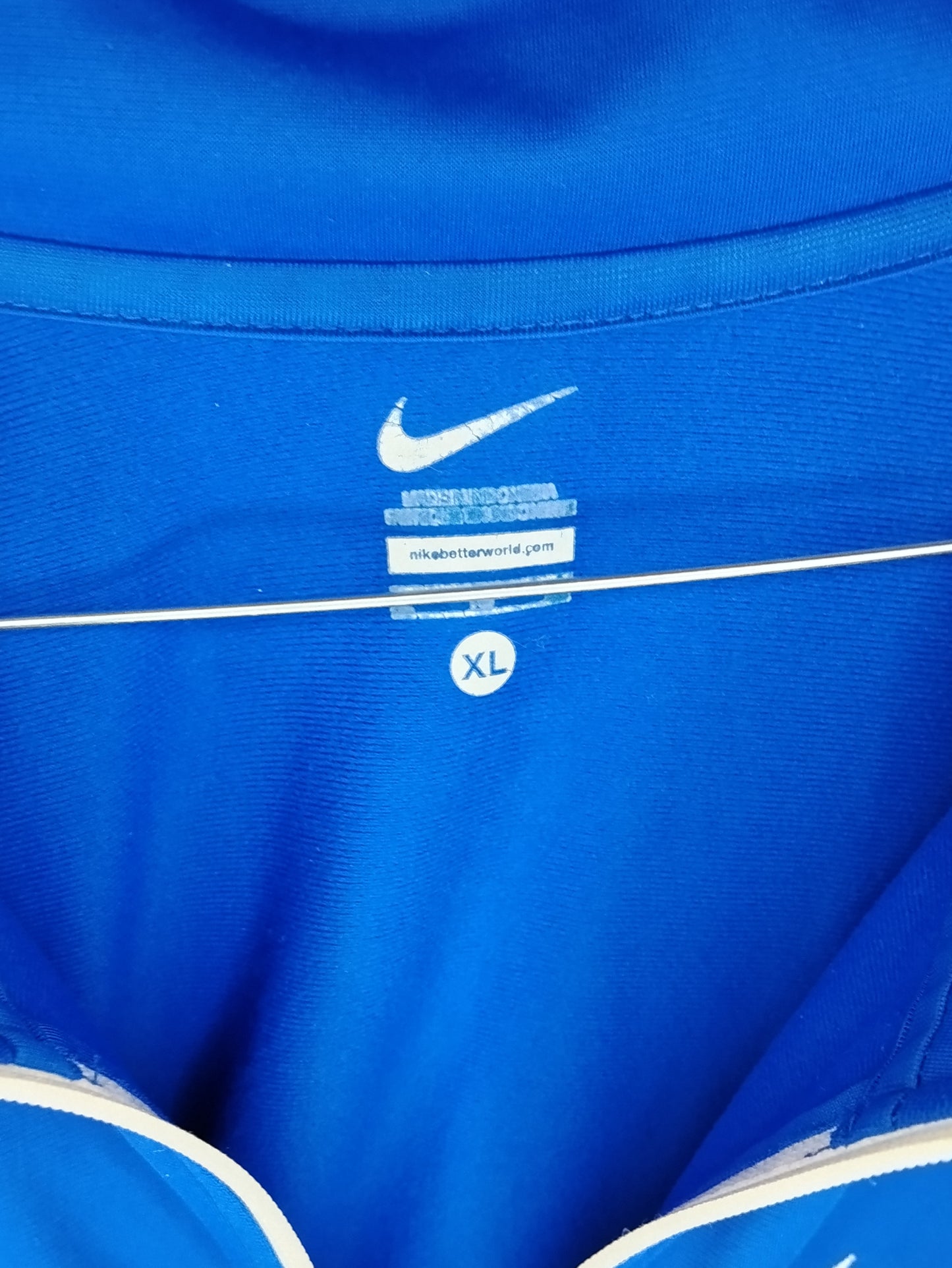 Felpa Uomo Nike Blu Nero Zip XL Sportiva Track Jacket