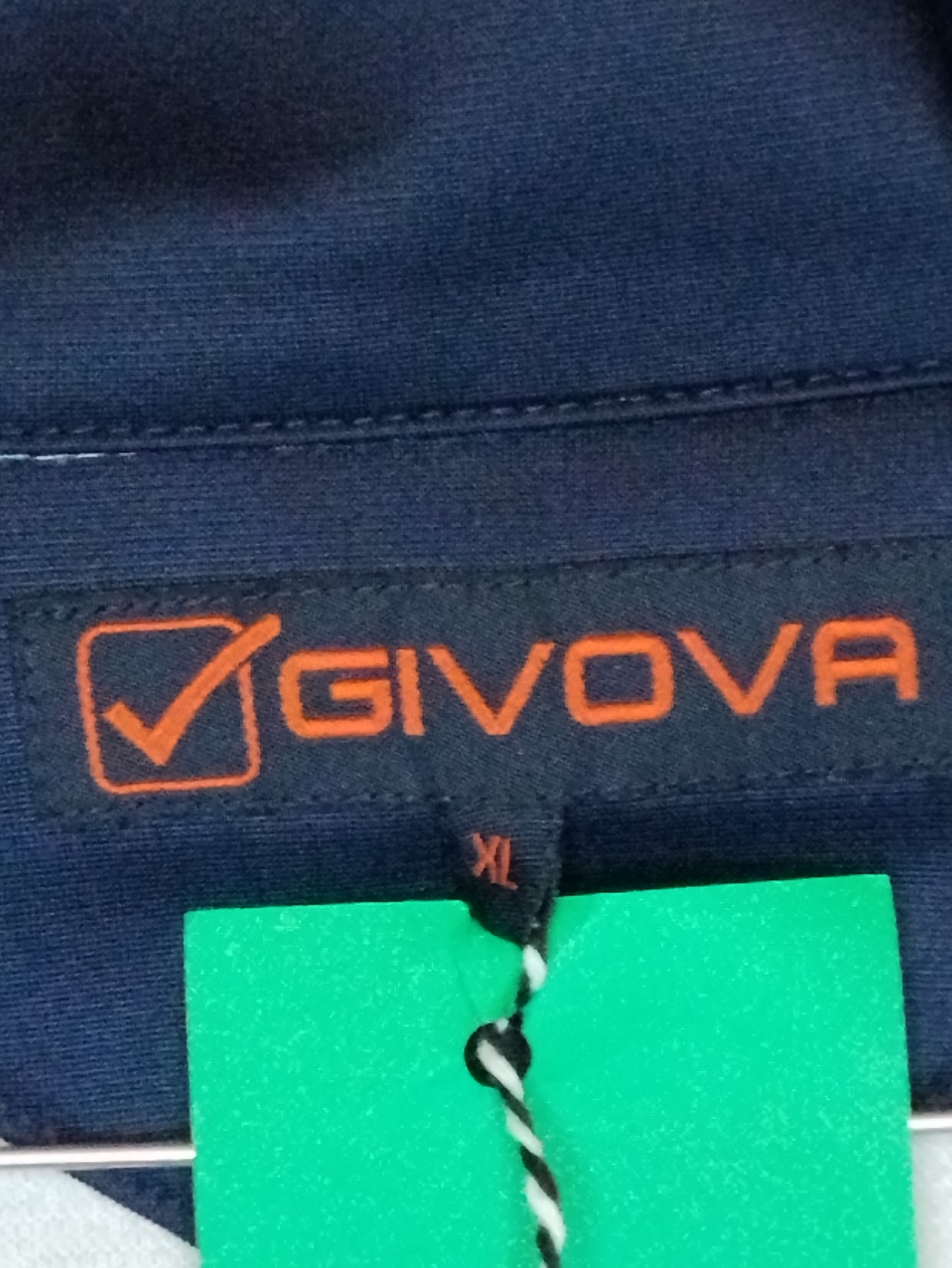 Felpa Uomo Givova Grigio Blu Zip XL Sportiva Track Jacket