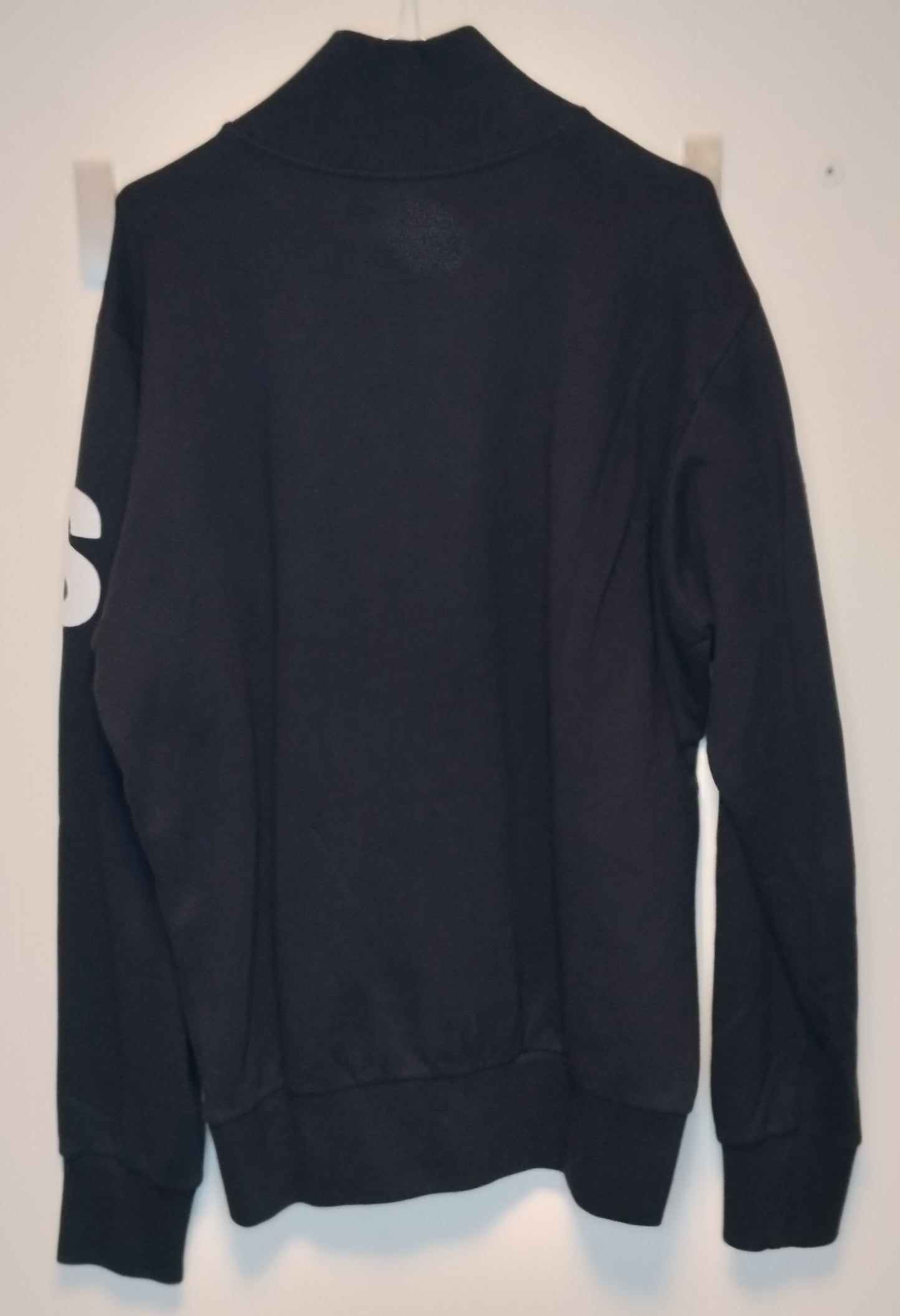 Felpa Uomo North Sails Nera Zip XL Logo Frontale Casual