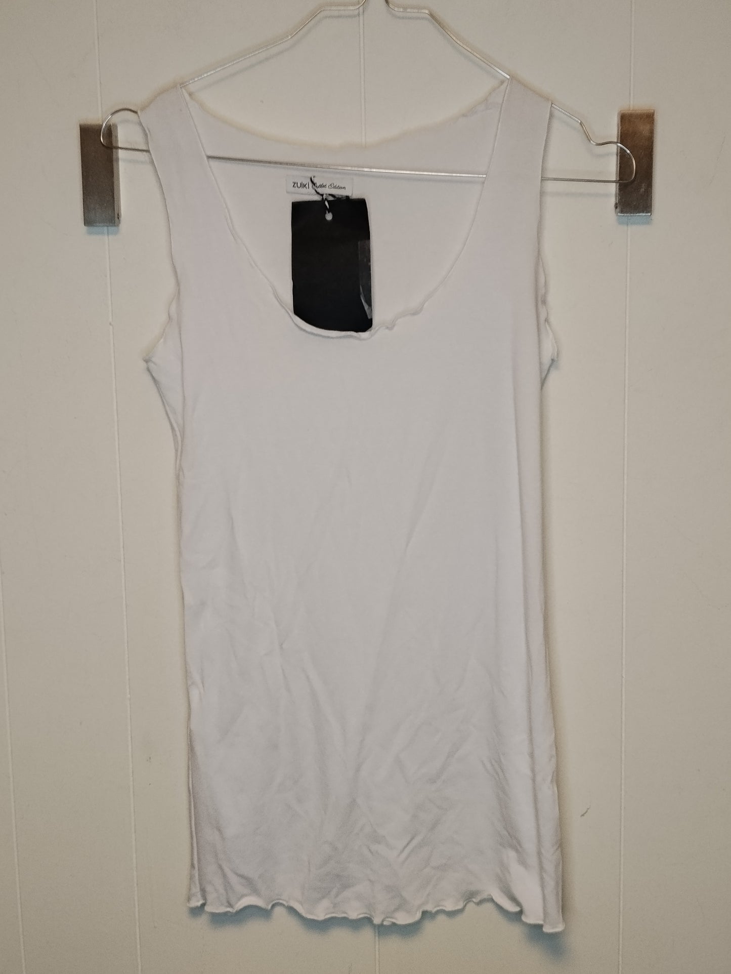 Canotta Donna Zuiki Bianca Taglia S Basic Elasticizzata