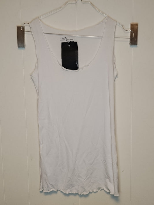 Canotta Donna Zuiki Bianca Taglia S Basic Elasticizzata