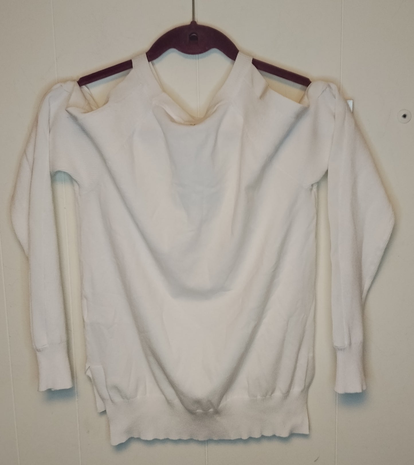 Maglione Donna Guess Bianco Spalle Scoperte Taglia M Elegante