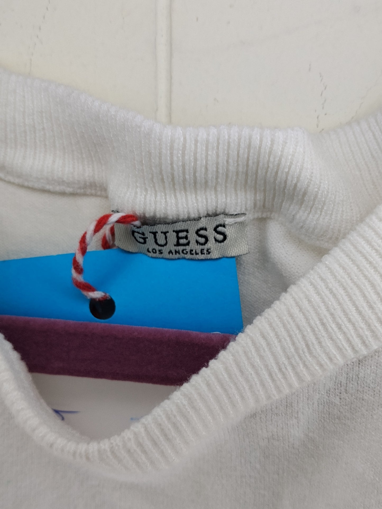 Maglione Donna Guess Bianco Spalle Scoperte Taglia M Elegante