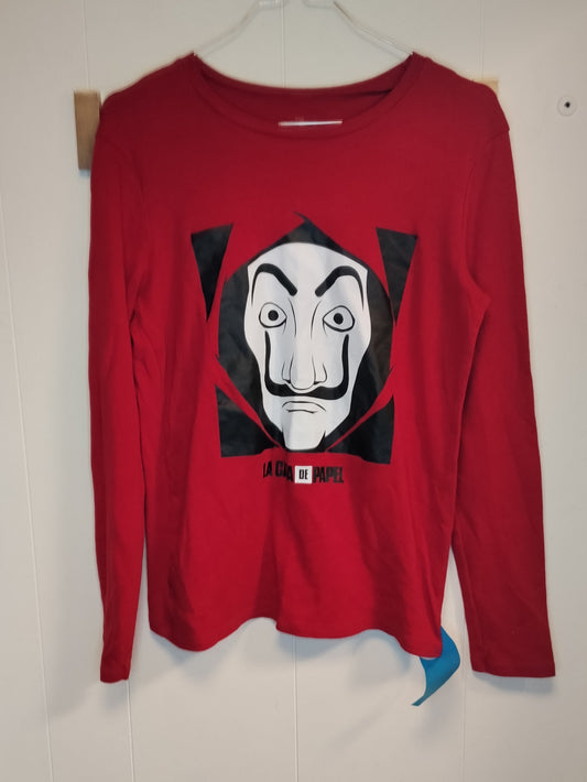 Pigiama Donna Tezenis La Casa di Carta Rosso Maglia + Leggings Taglia S