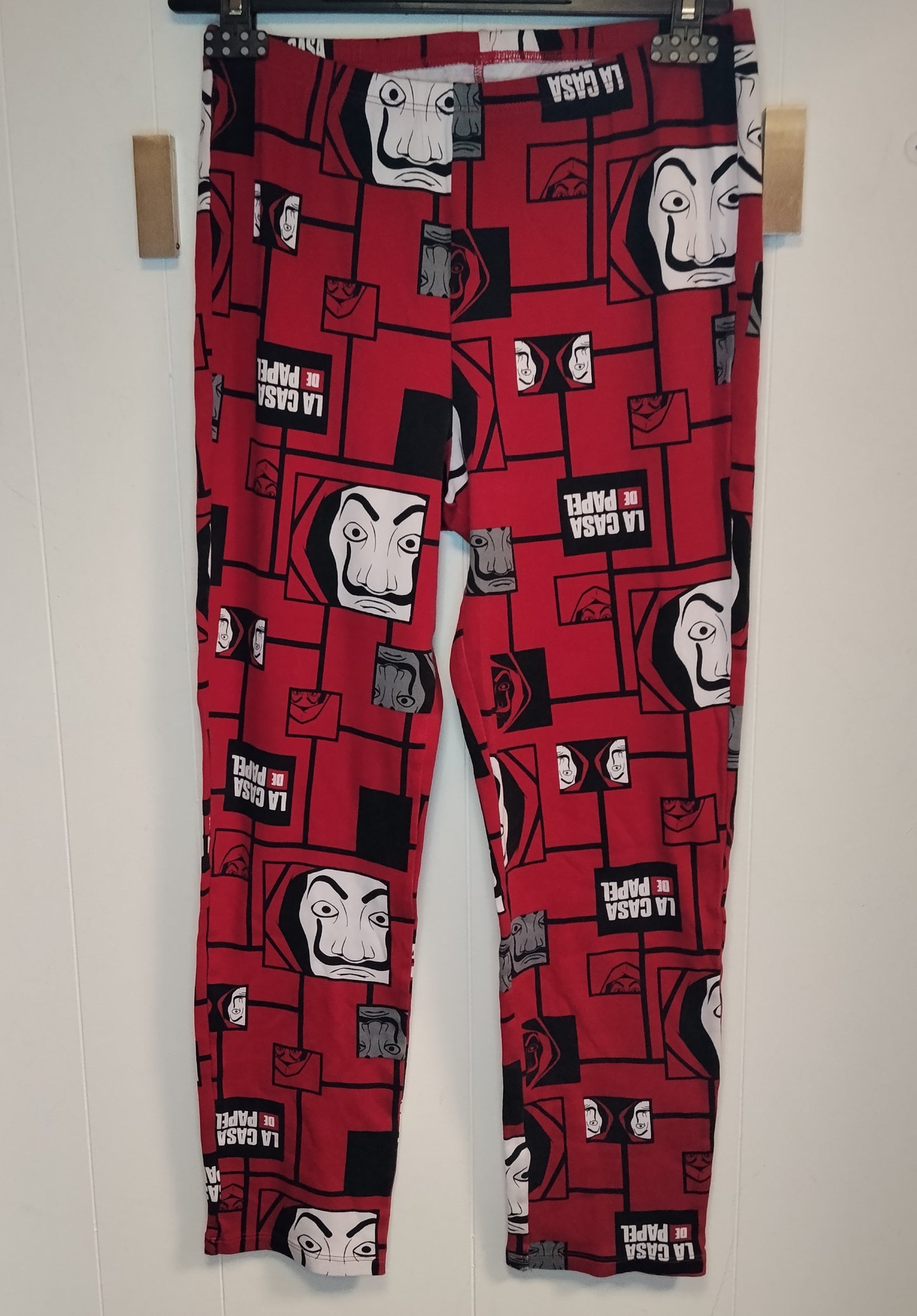 Pigiama Donna Tezenis La Casa di Carta Rosso Maglia + Leggings Taglia S