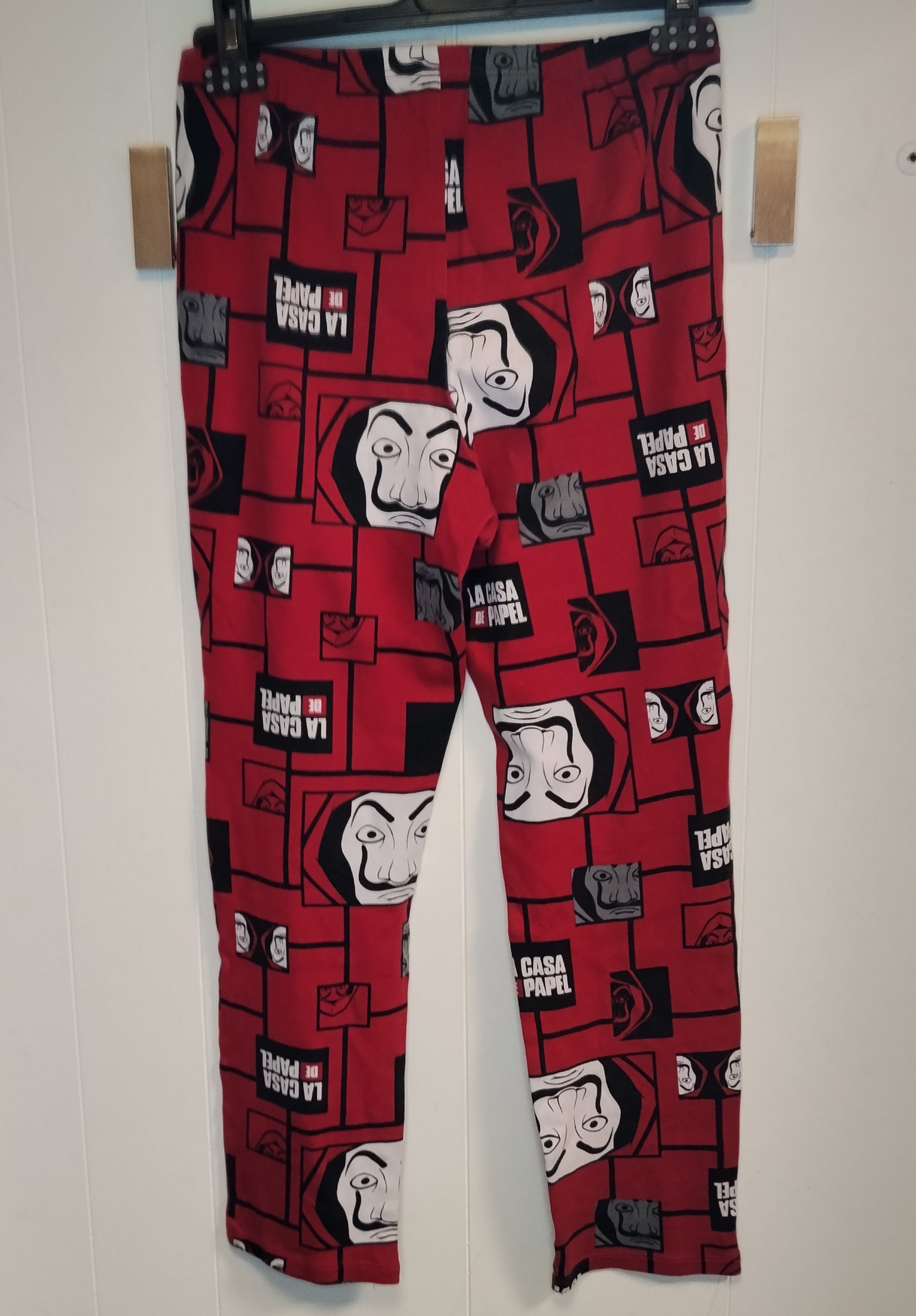 Pigiama Donna Tezenis La Casa di Carta Rosso Maglia + Leggings Taglia S