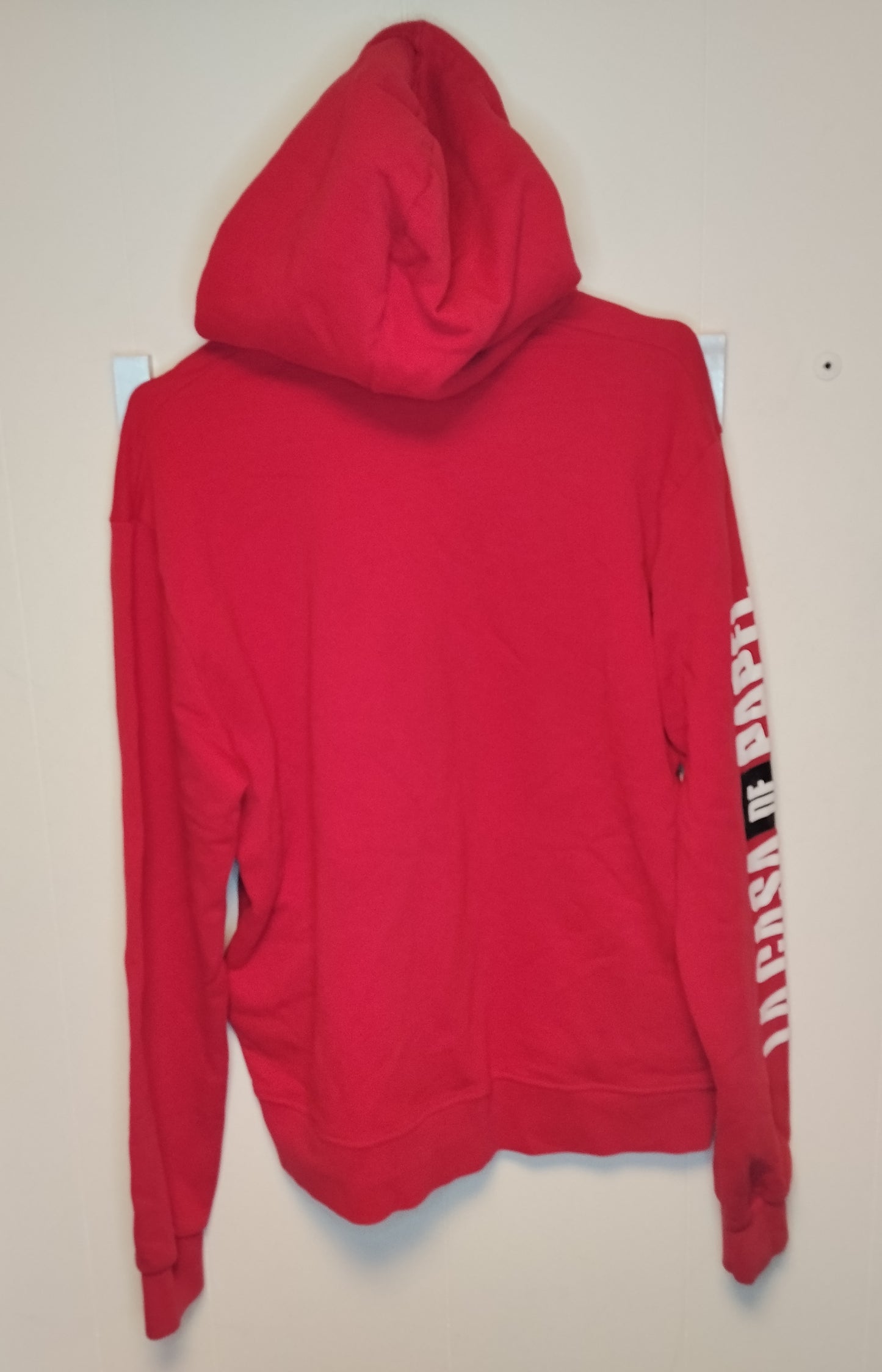 Felpa Donna La Casa di Carta Rossa Zip Cappuccio Taglia S