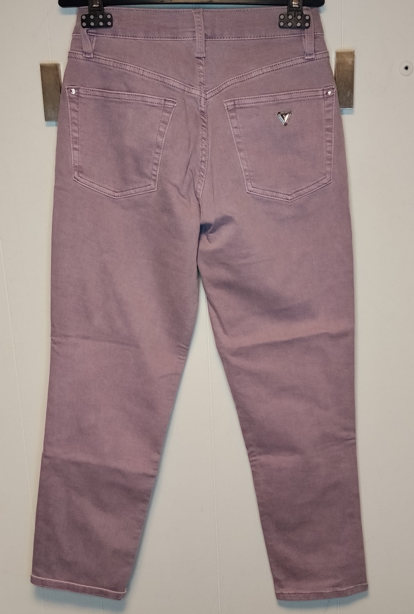 Jeans Donna Guess Rosa Slim Fit Vita Alta Taglia 38