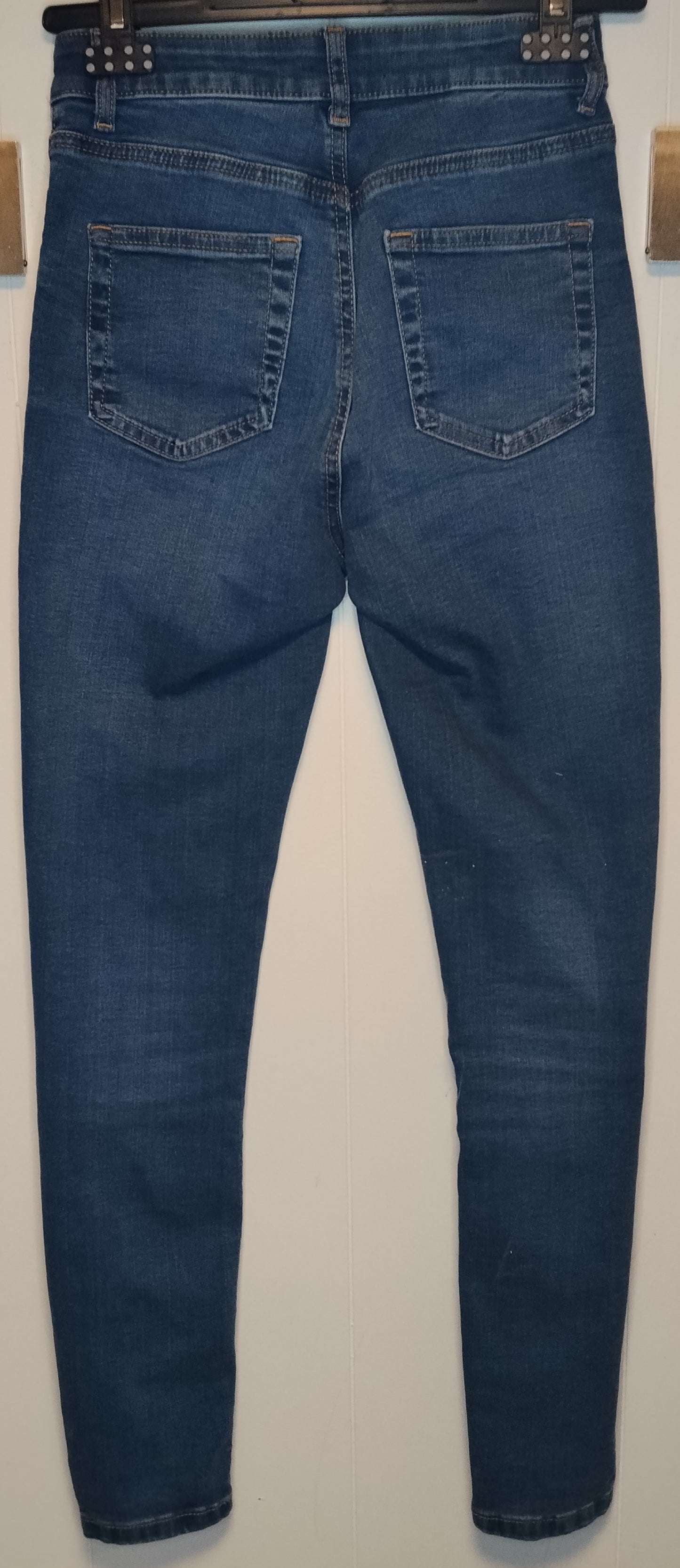 Jeans Donna Primark Blu Skinny Fit Vita Media Taglia 40
