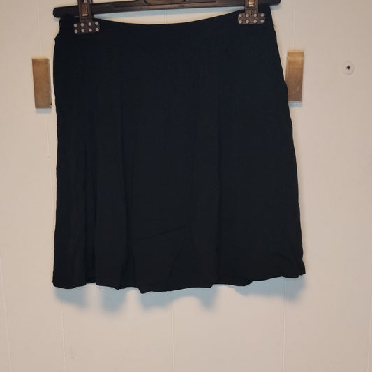 Gonna Donna Monoprix Nera Svasata Elegante Taglia 36