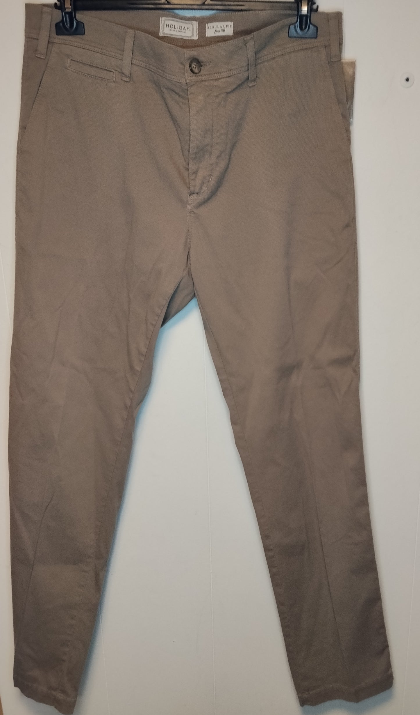Pantaloni Uomo Holiday Beige Regular Fit Eleganti Taglia 50 nuovo con cartellino
