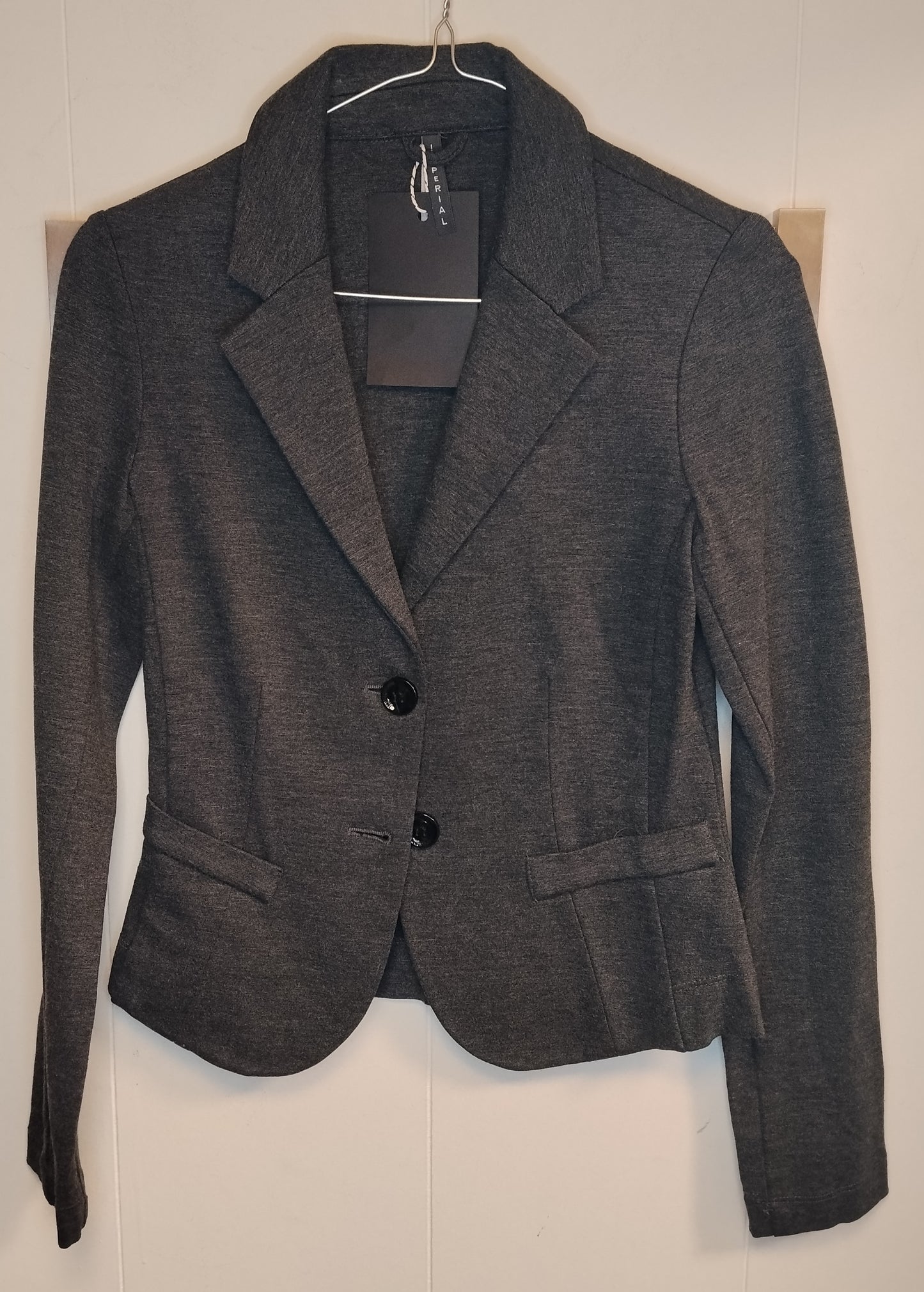 Blazer Donna Imperial Grigio Taglia M Elegante Slim Fit