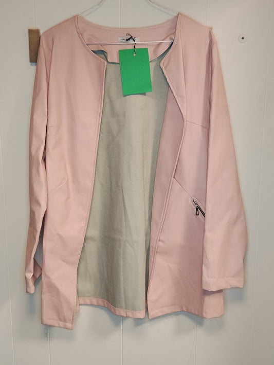 Giacca Donna Rosa Cipria Leggera Senza Marca Taglia M Elegante