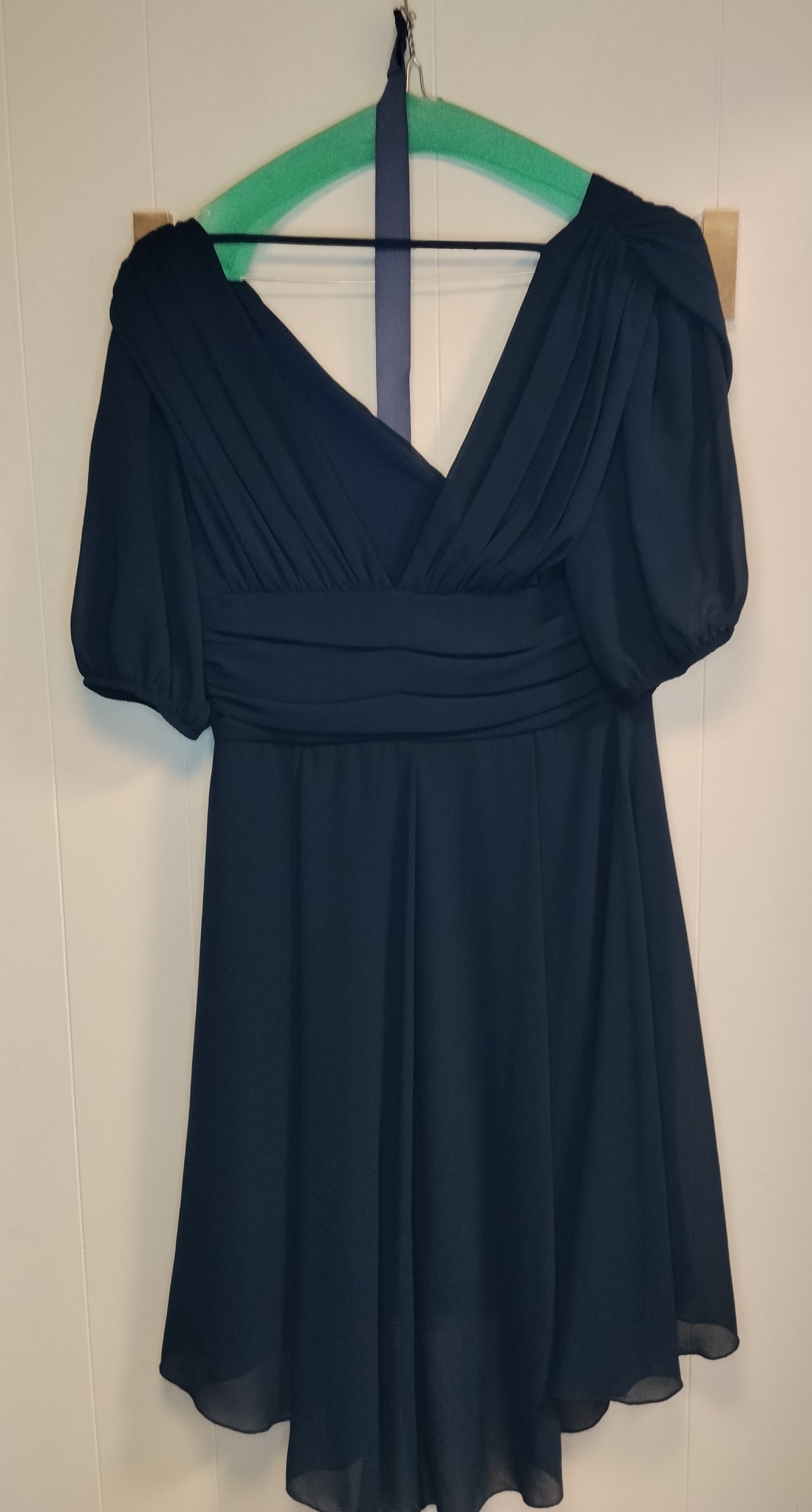 Vestito Donna Nadine Blu Elegante Scollo V Taglia M