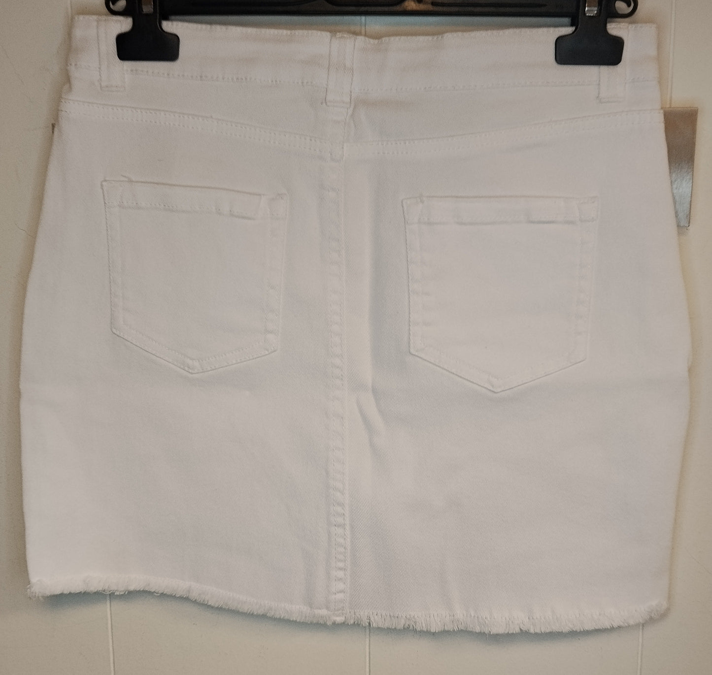 Gonna Donna Denim Bianca Janina Taglia 42 Mini Gonna