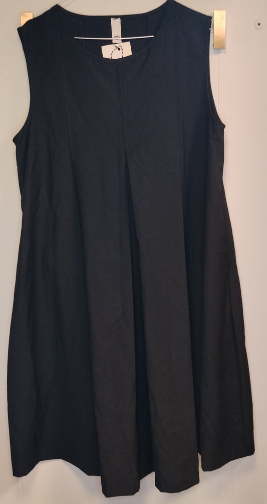 Vestito Donna Wendy Trendy Nero Smanicato Elegante Taglia L