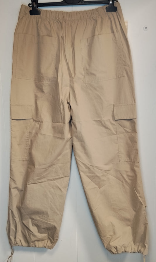 Pantaloni Cargo Donna Calliope Beige Casual Street Style Taglia M