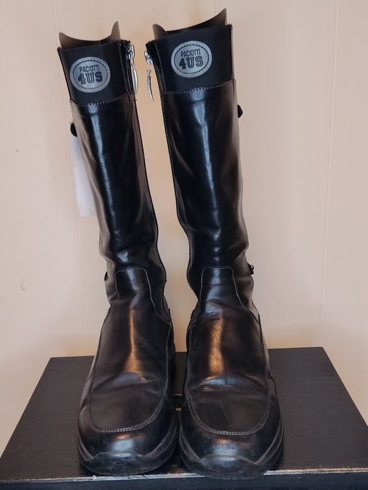 Stivali Donna Paciotti 4US Neri in Pelle Taglia 39 – Eleganti e Versatili