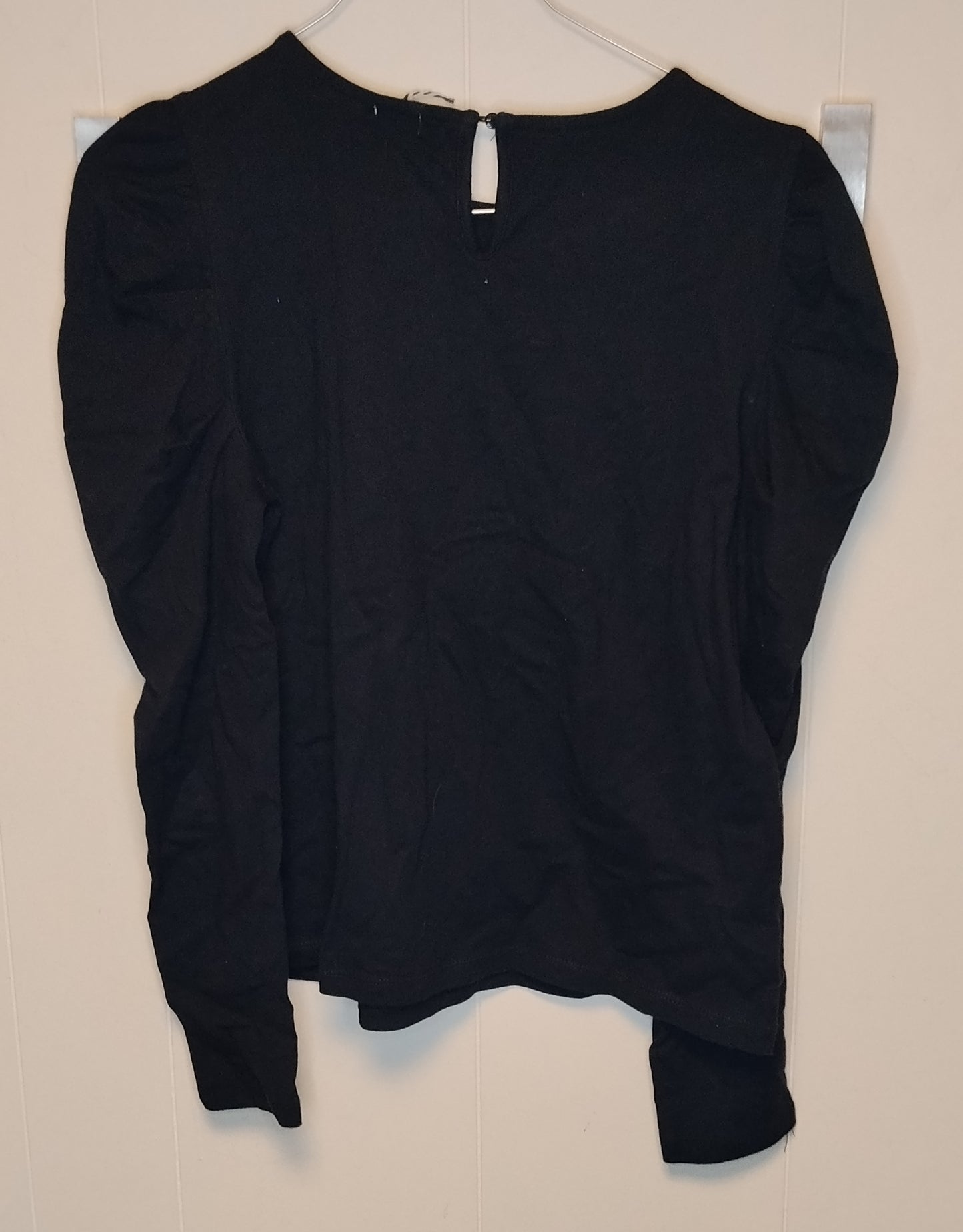Maglia Donna OVS Nera con Maniche a Sbuffo Taglia M – Elegante e Trendy