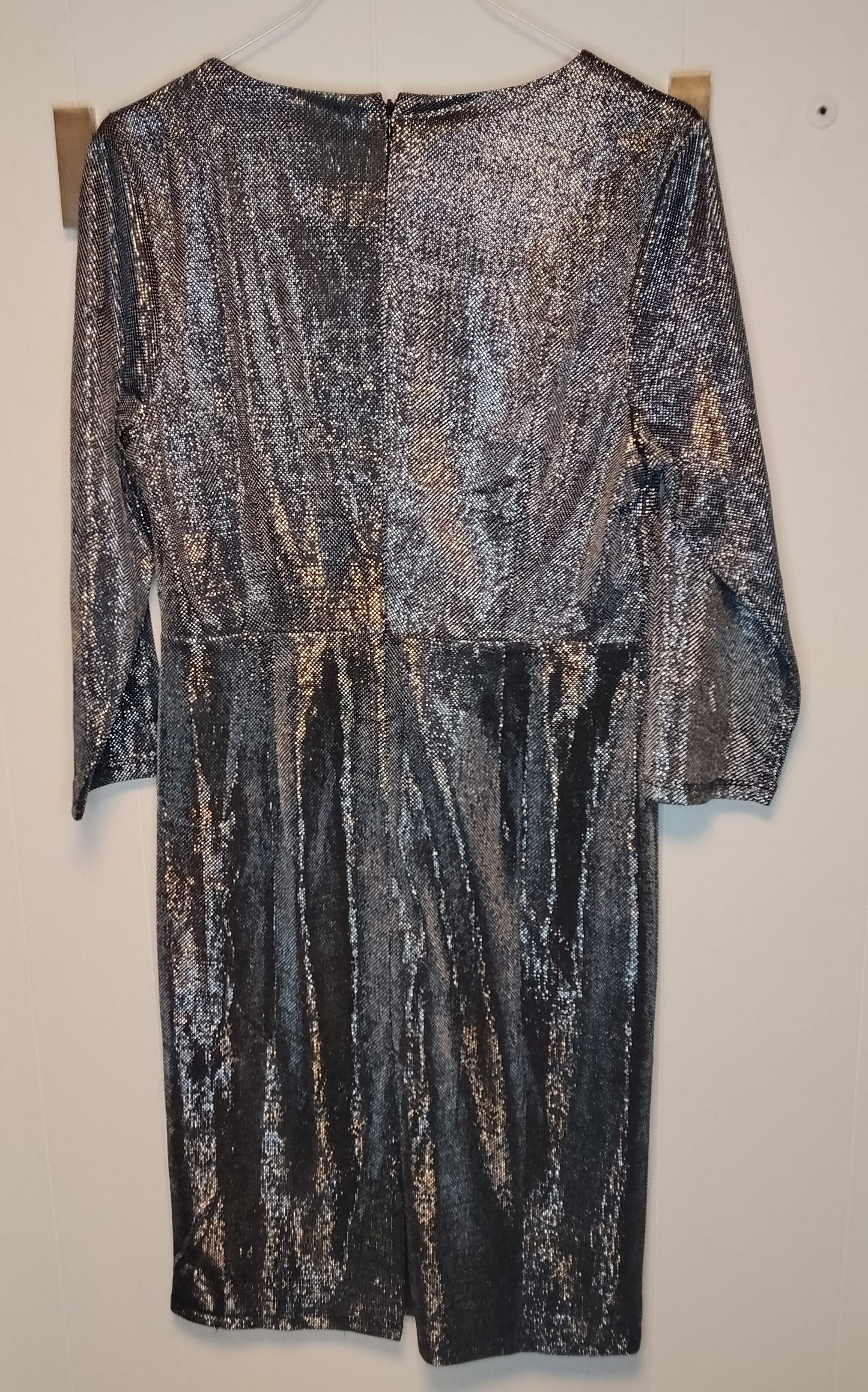Abito elegante paillettes Ashley Brooke taglia 38 vestito sera scintillante