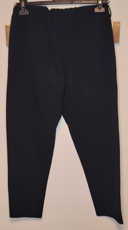 Pantaloni neri Mathilda donna taglia M eleganti vita elastica comfort