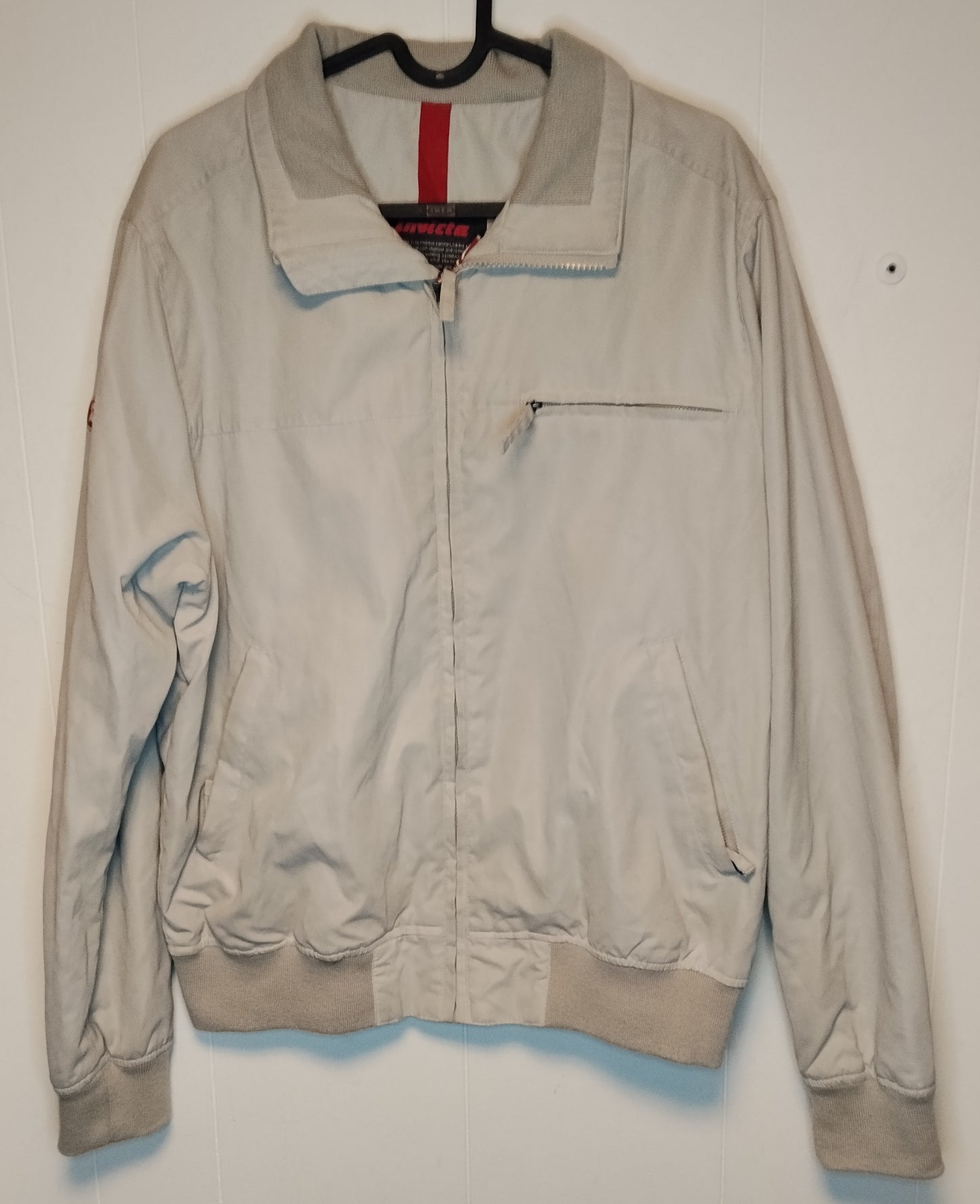 Giubbotto Invicta uomo taglia M giacca beige casual zip leggero