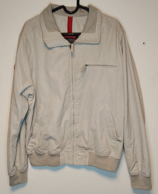 Giubbotto Invicta uomo taglia M giacca beige casual zip leggero