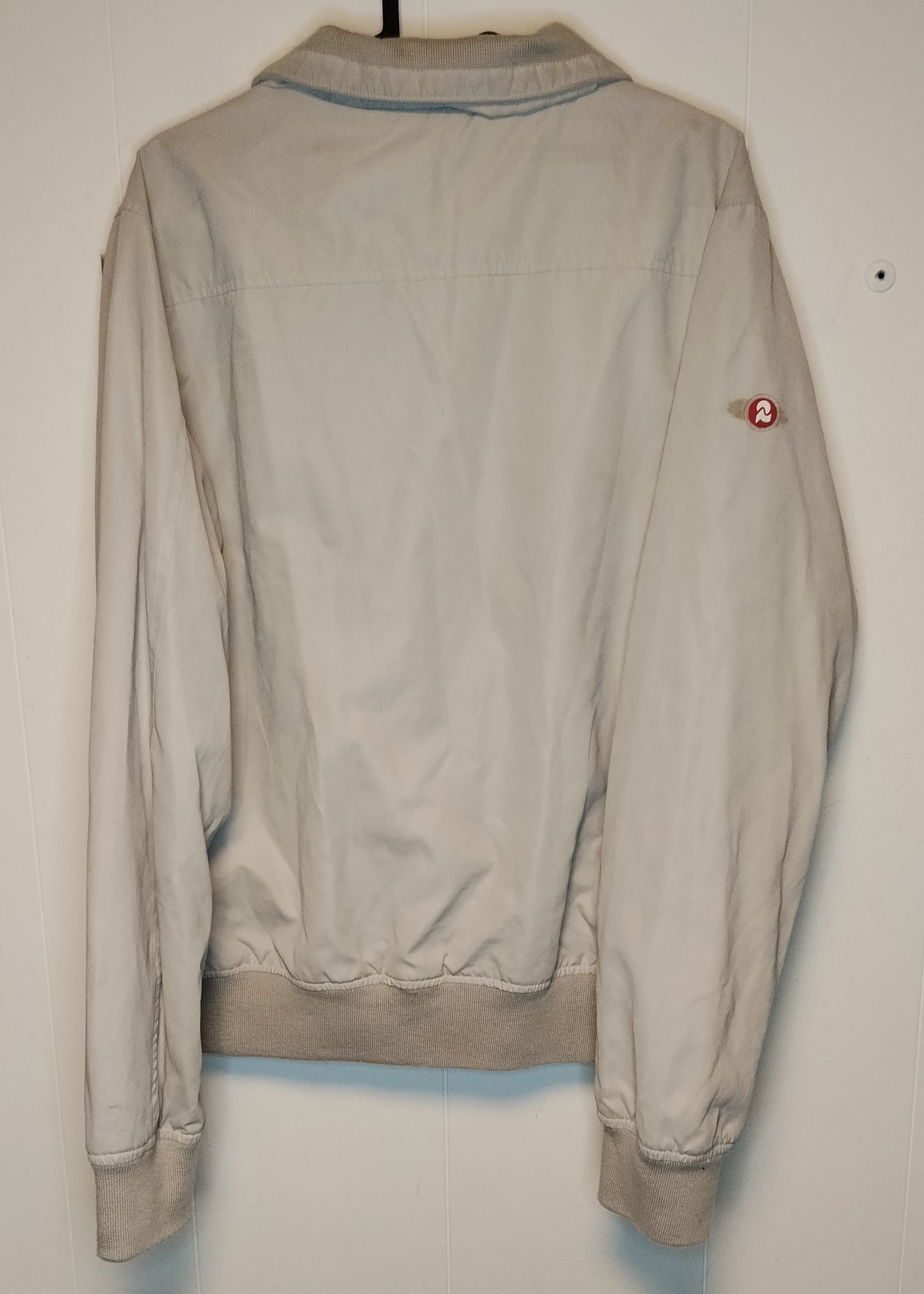 Giubbotto Invicta uomo taglia M giacca beige casual zip leggero