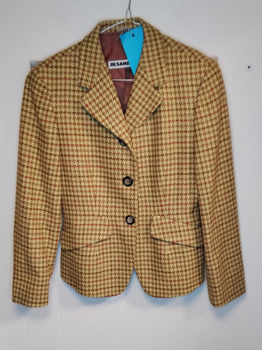 Giacca Jil Sander donna taglia M pied de poule vintage blazer firmato
