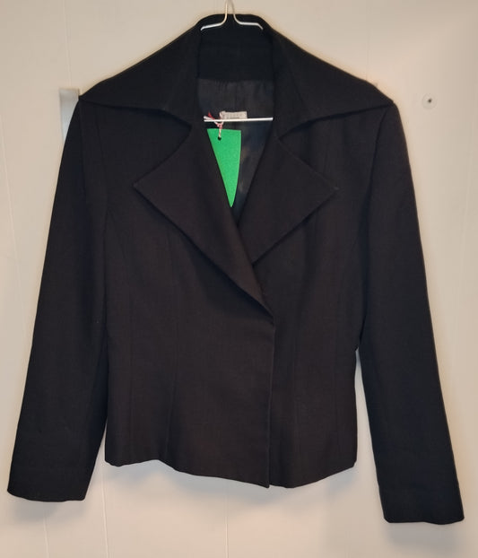 Giacca Donna Conbipel Nera Elegante Taglia 44 – Blazer Corto Classico