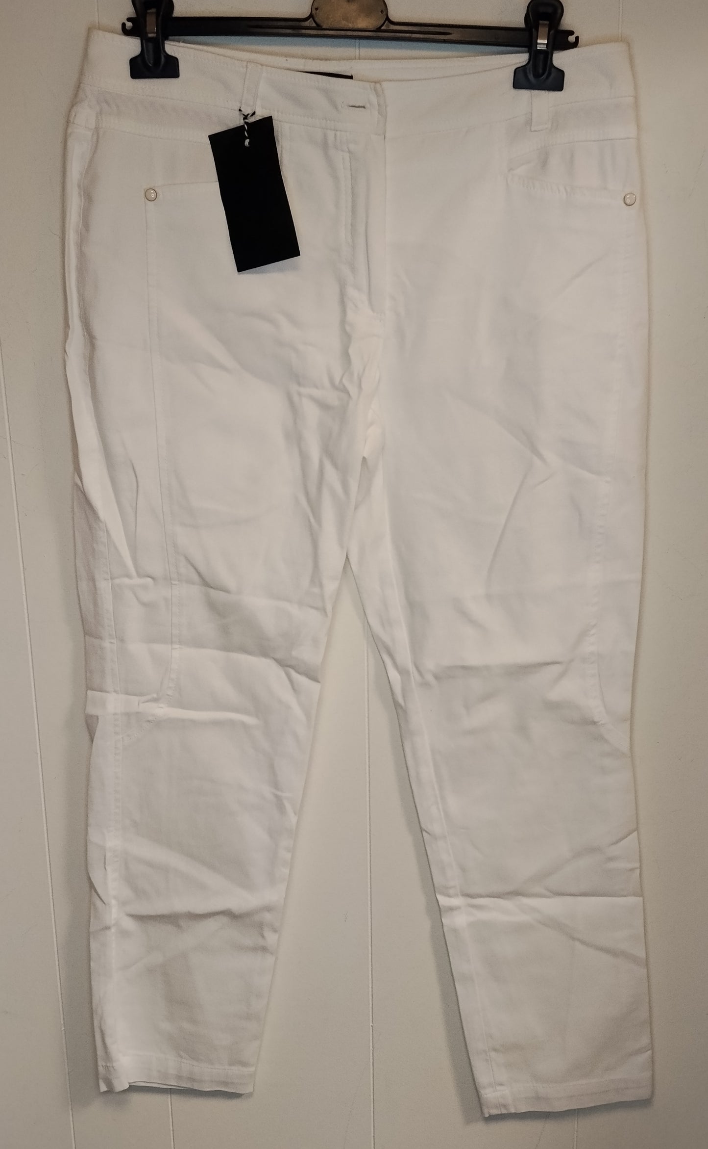 Pantaloni Donna Luisa Spagnoli Bianchi Taglia 46 – Eleganti Estivi