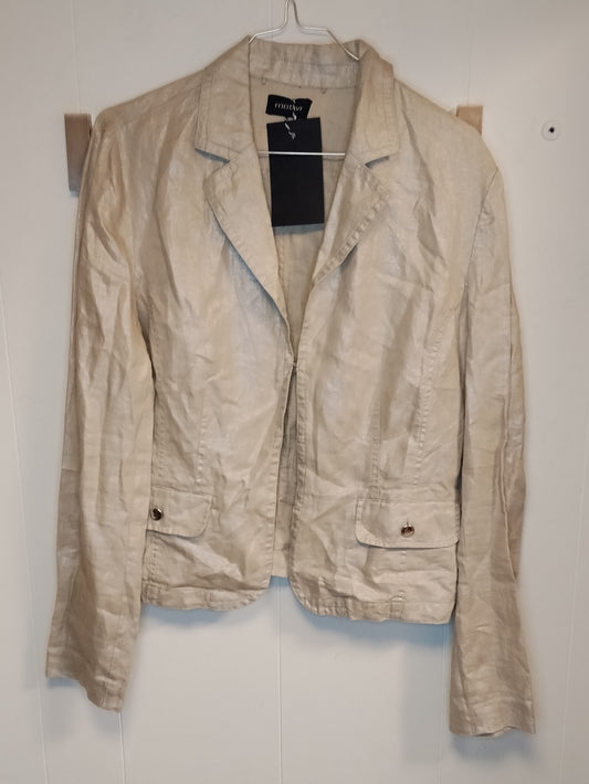 Completo Donna Motivi Beige Taglia 46 – Blazer + Pantaloni Eleganti