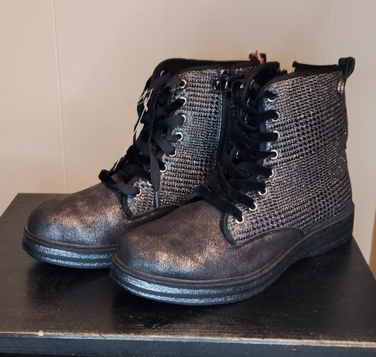 Stivaletti  Prendimi Girl Neri Taglia 36 – Anfibi Glitter Fashion