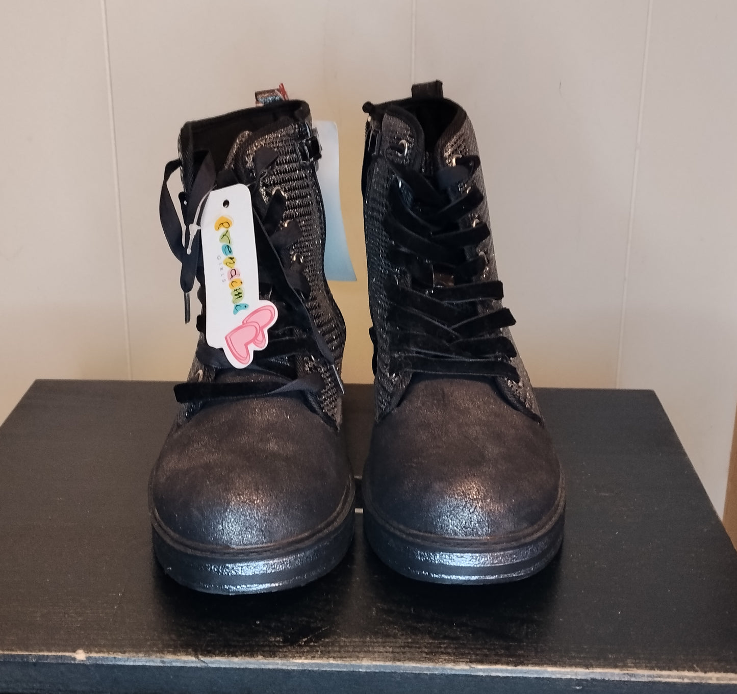 Stivaletti  Prendimi Girl Neri Taglia 36 – Anfibi Glitter Fashion