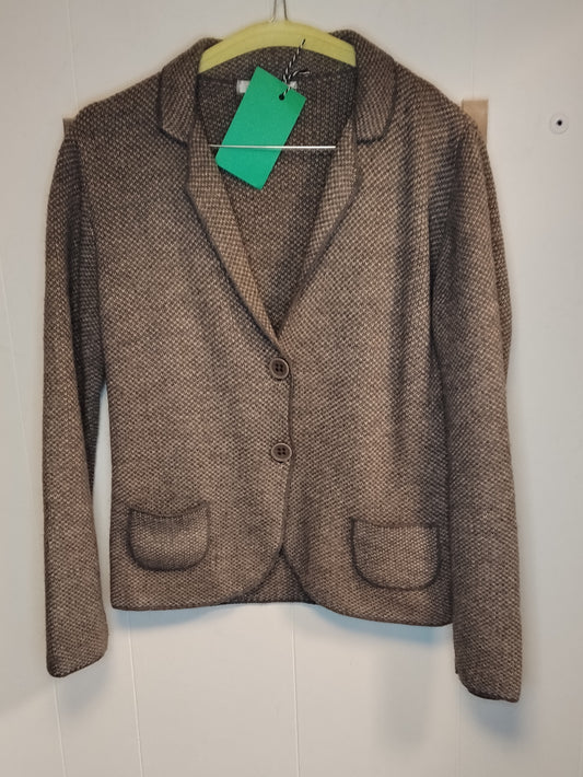 Blazer Donna Libero Beige Taglia S/M – Giacca Elegante Morbida Casual Chic