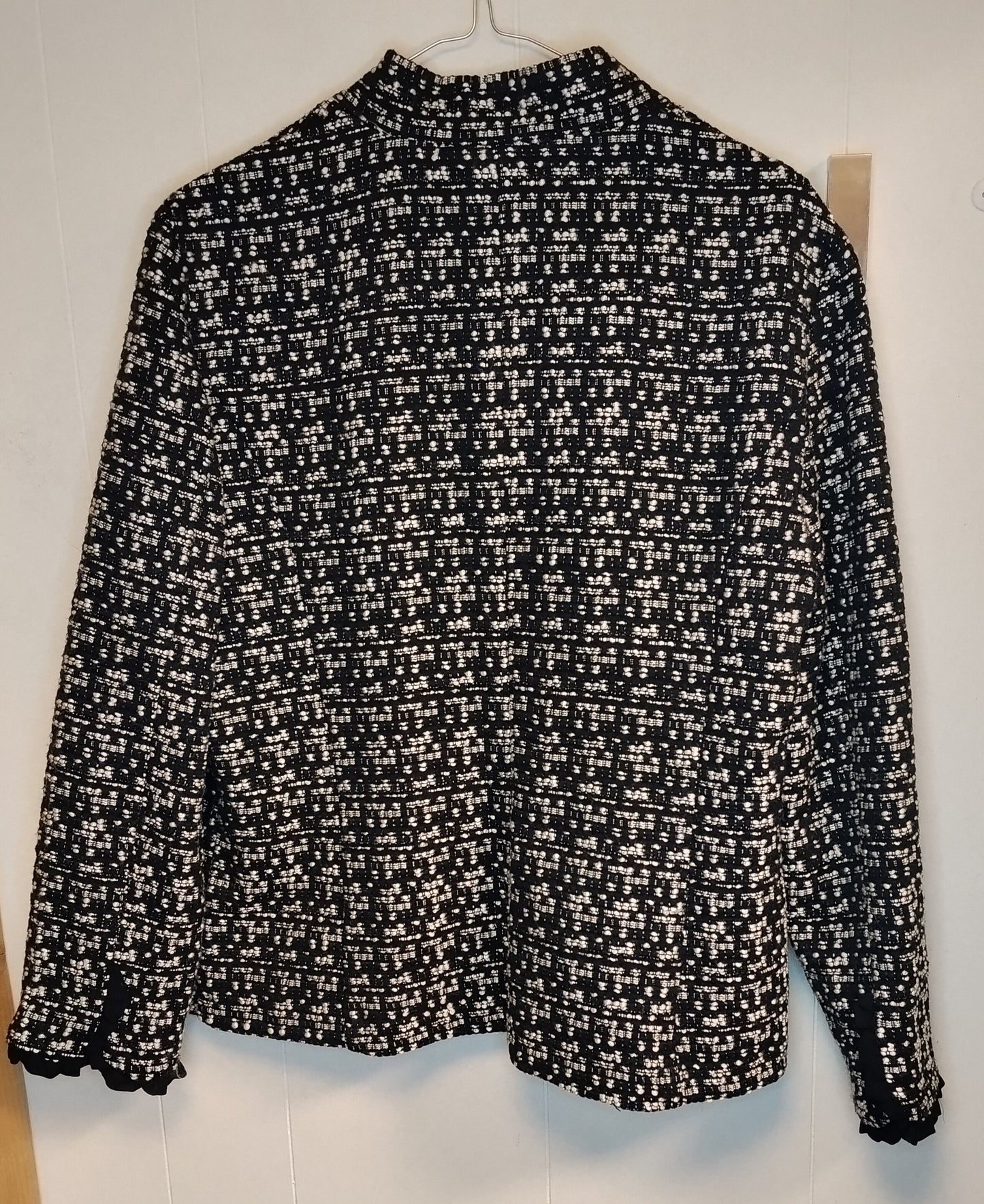 Blazer Donna OVS Fantasia Nero Bianco Taglia 48 – Giacca Elegante Taglie Comode