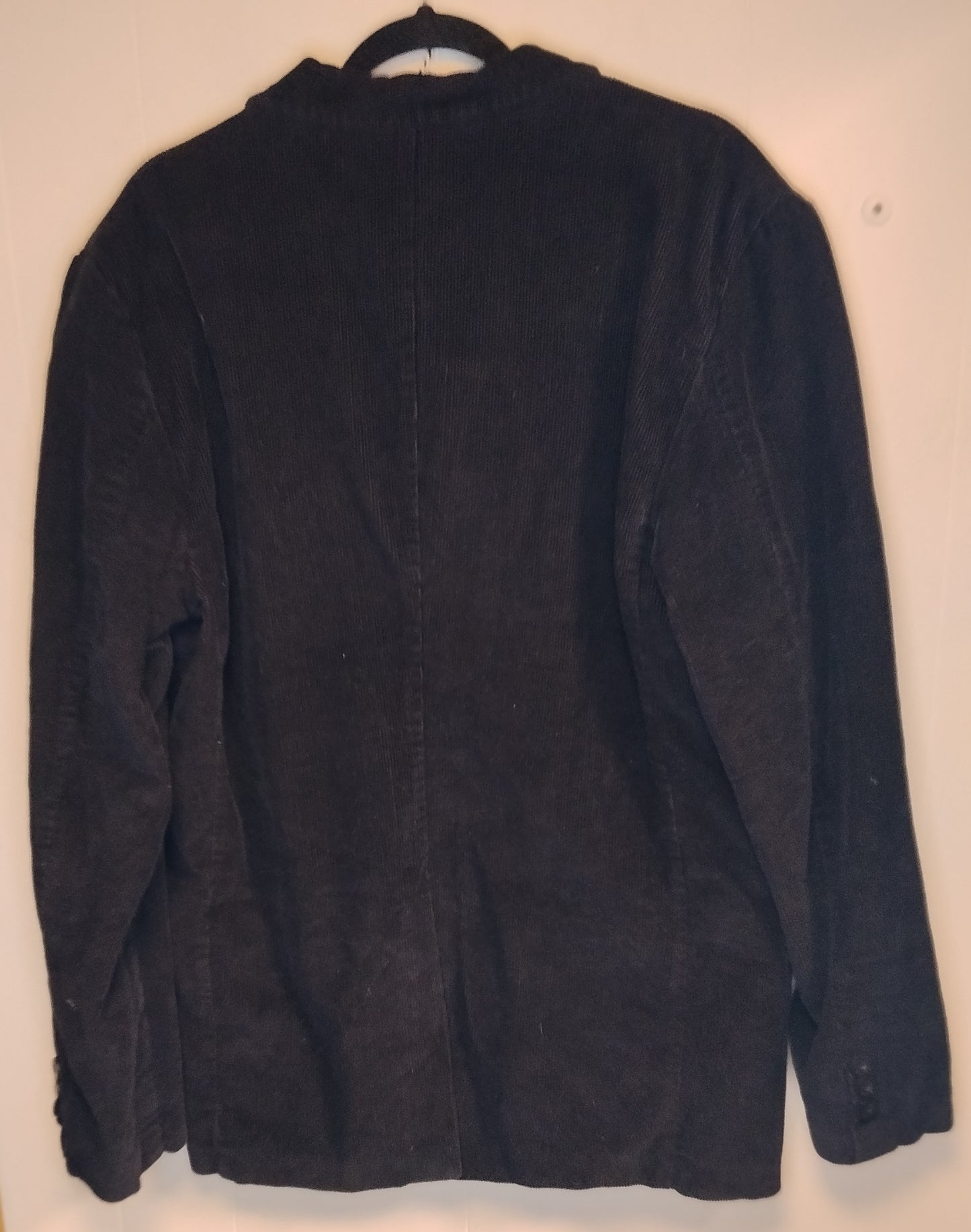 Giacca Uomo in Velluto Effect Nera Taglia XL – Blazer Elegante Casual