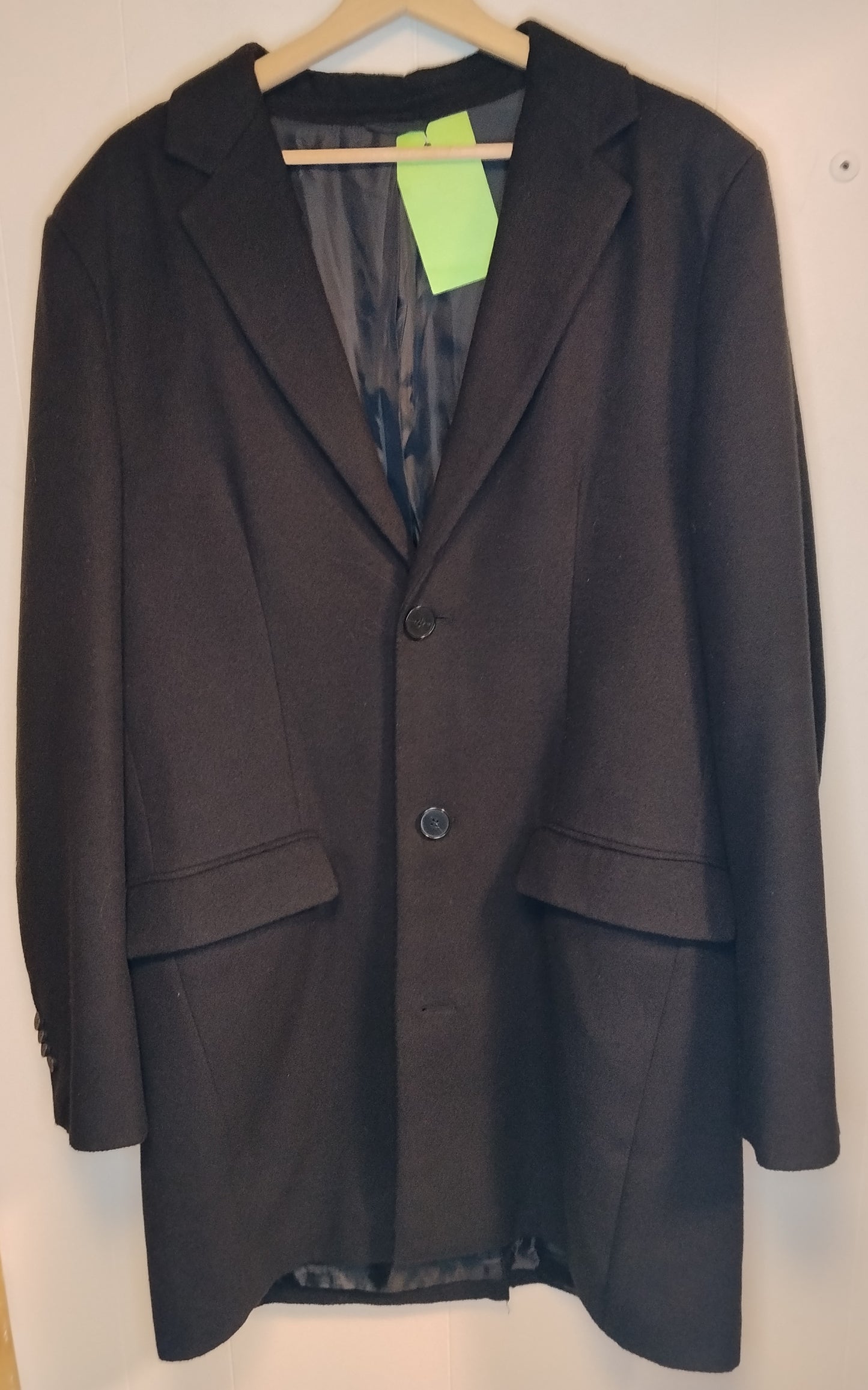 Cappotto Uomo Piazza Italia Nero Taglia XL Slim Fit – Giacca Elegante Classica