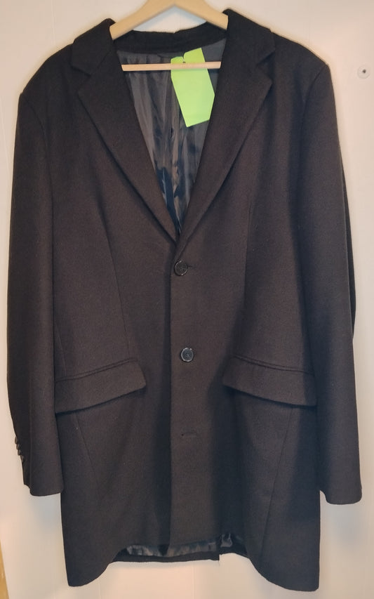 Cappotto Uomo Piazza Italia Nero Taglia XL Slim Fit – Giacca Elegante Classica