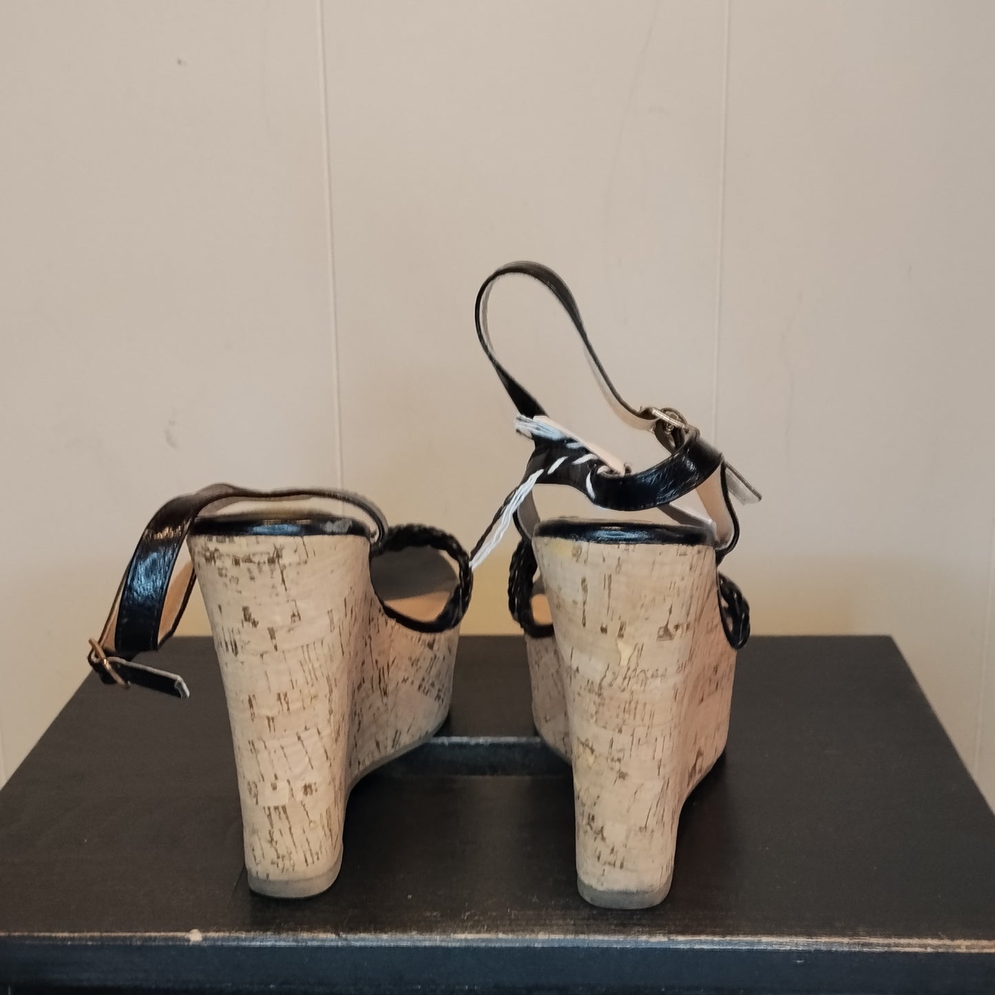 Sandali Donna Prima Donna Neri con Zeppa Taglia 38 – Scarpe Estive Eleganti