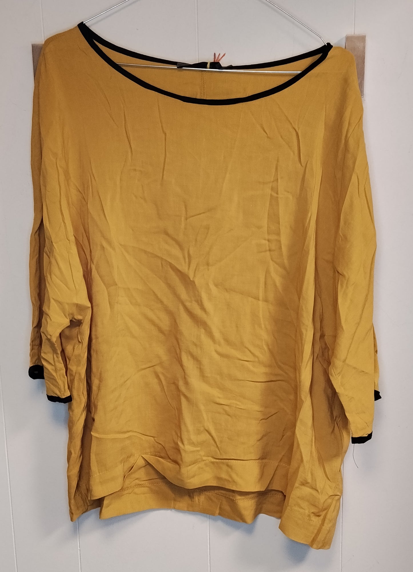 Maglia Donna Jivelex Gialla – Blusa Leggera Manica 3/4 Taglia 46