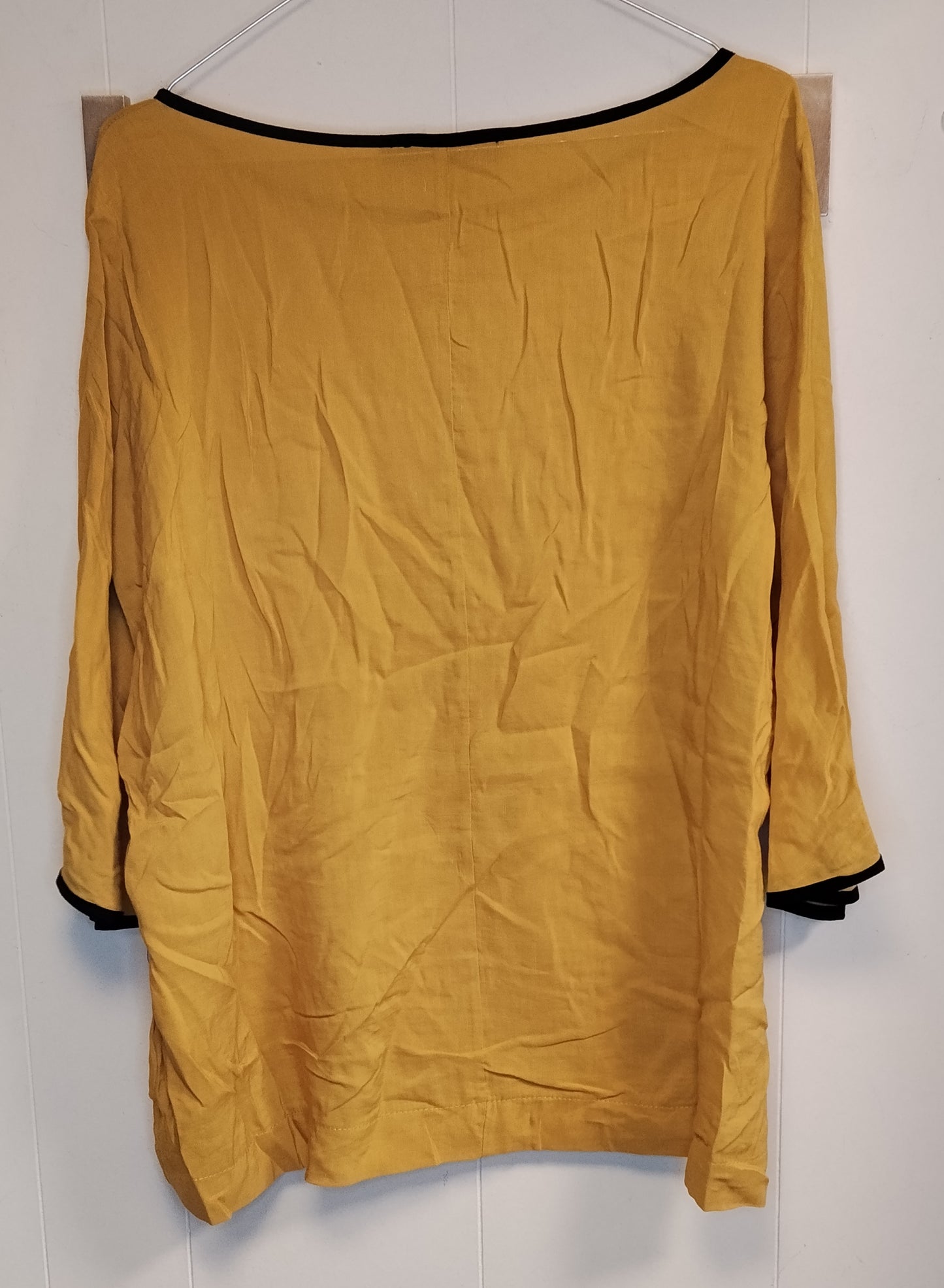 Maglia Donna Jivelex Gialla – Blusa Leggera Manica 3/4 Taglia 46