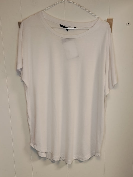T-shirt Donna Silvian Heach Bianca – Maglia Basic Girocollo Taglia S